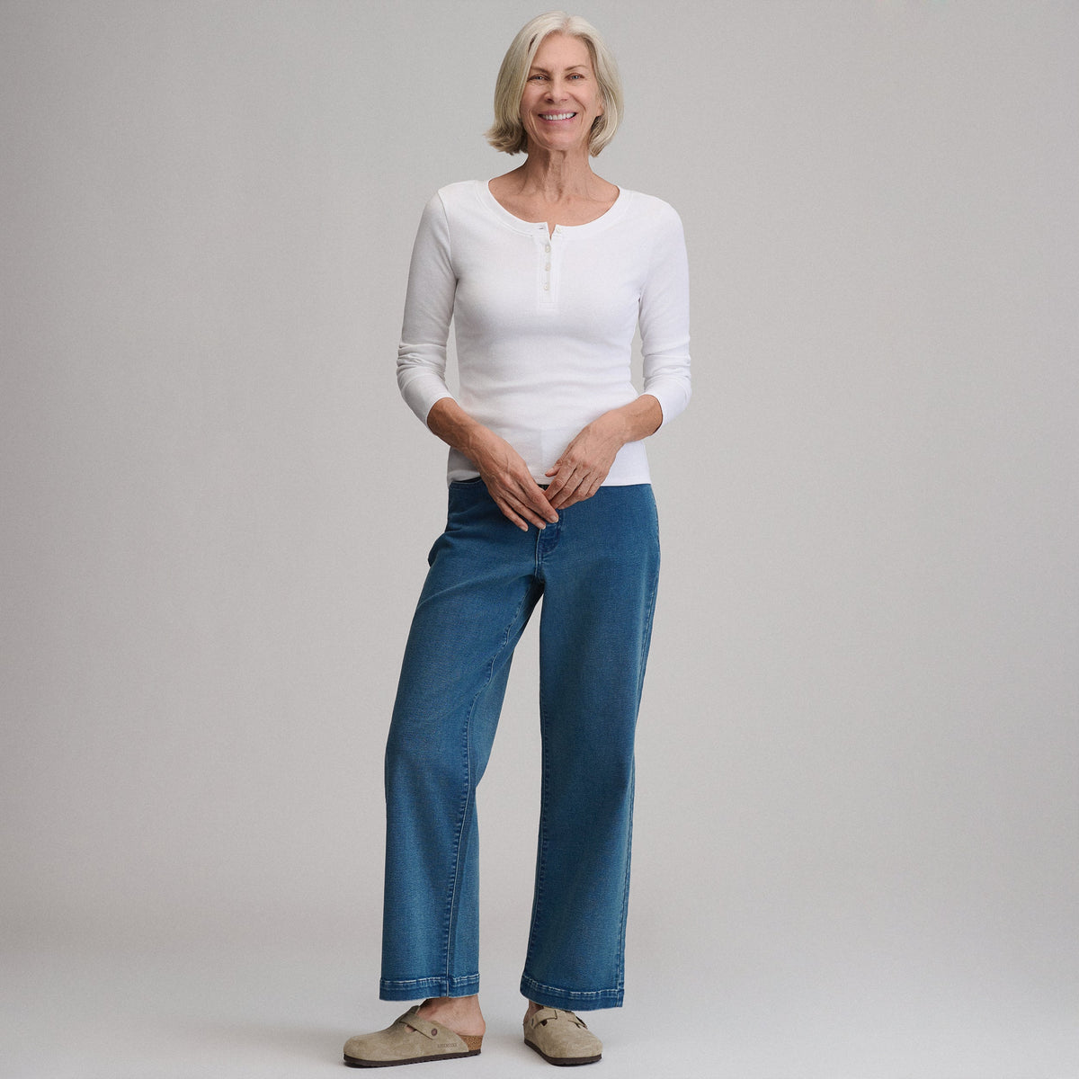 Women's Softline Rib Long-Sleeve Henley