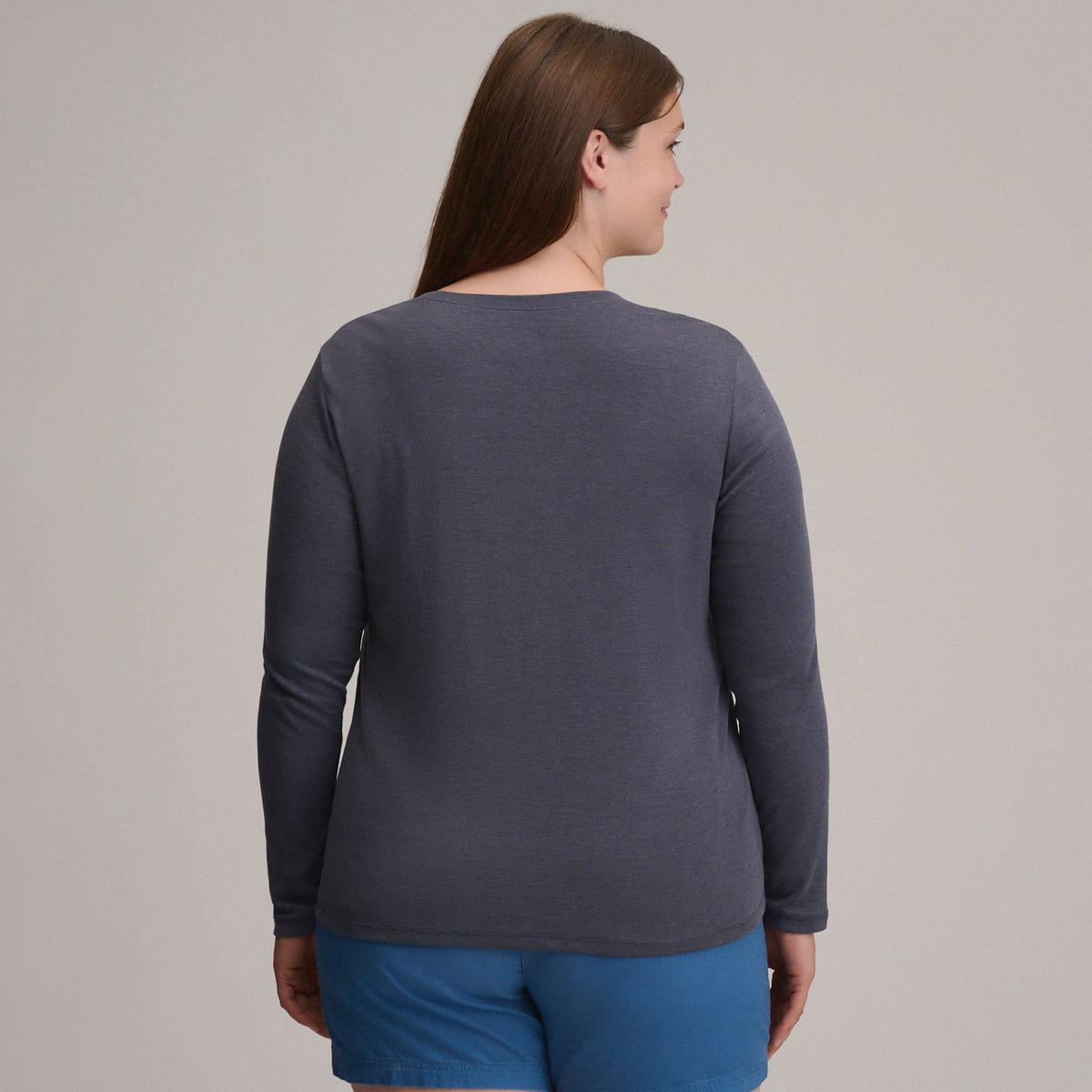 Women's Fav Long Sleeve Crew Neck Tee