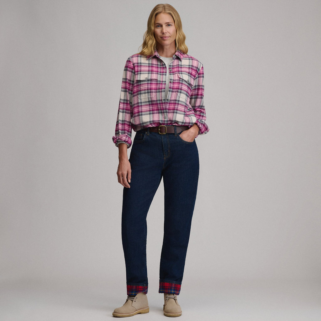 Women's Long-Sleeve Heritage Soft Classic Flannel Shirt