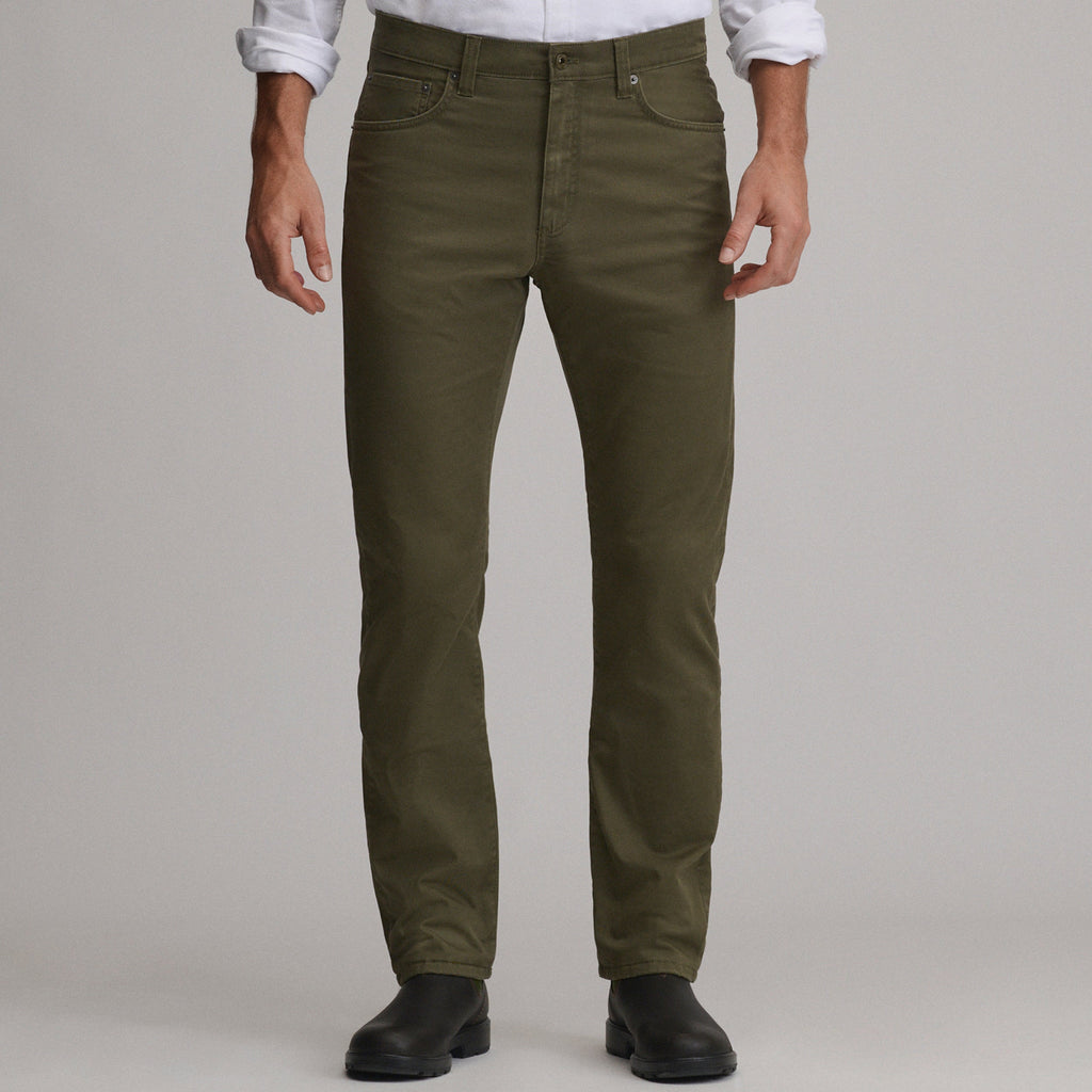 Men's Lined Legend Wash Twill 5-Pocket Pants