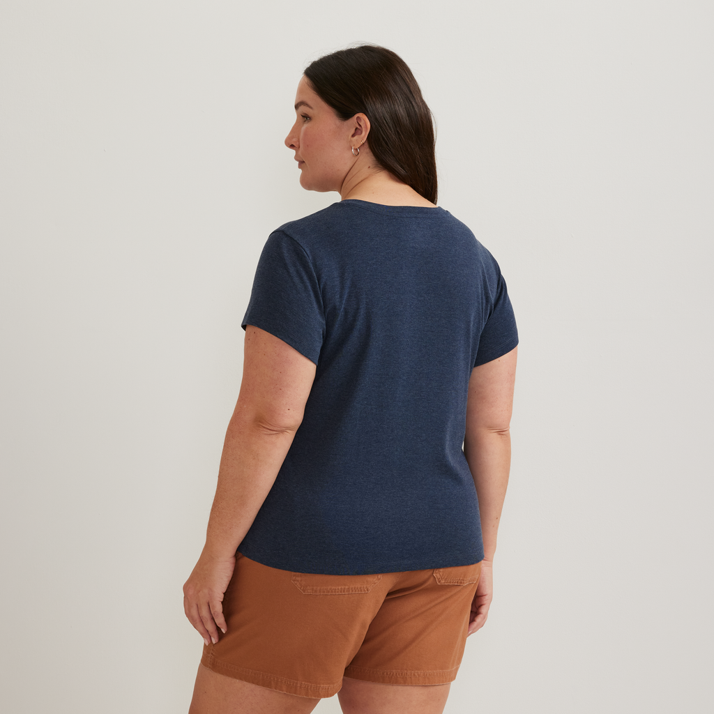Women's Everyday Short-Sleeve V-Neck T-Shirt