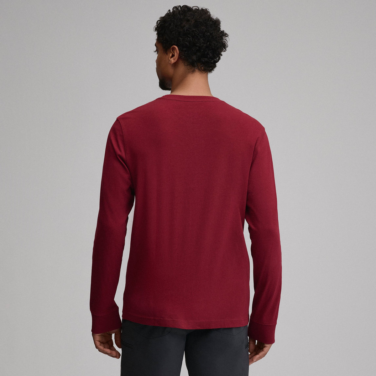 Men's Legend Wash 100% Cotton Long-Sleeve Classic T-Shirt