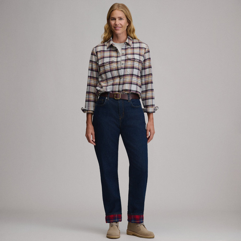 Women's Long-Sleeve Heritage Soft Classic Flannel Shirt