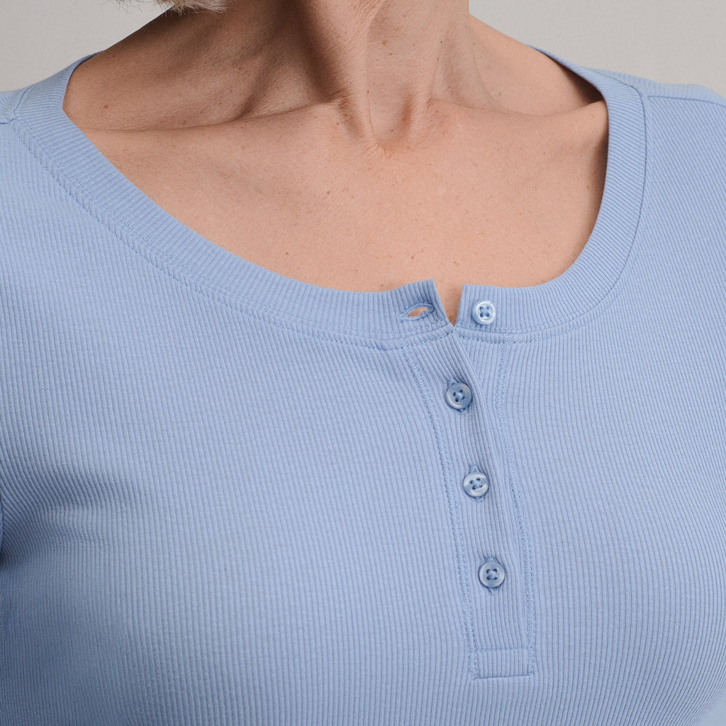 Women's Softline Rib Long-Sleeve Henley
