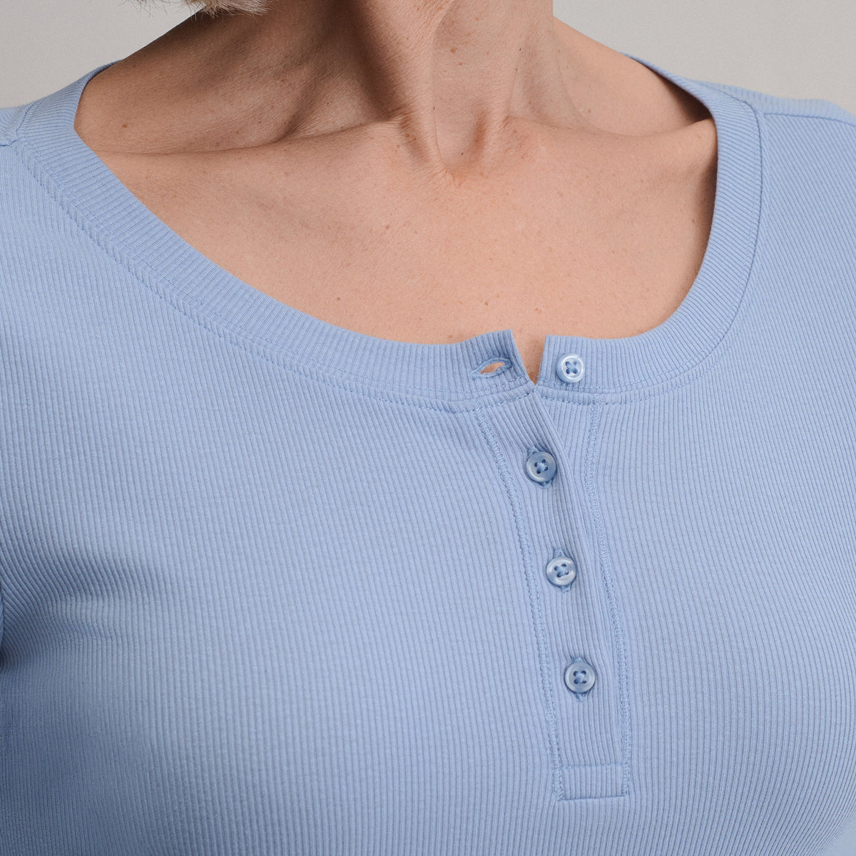 Women's Softline Rib Long-Sleeve Henley