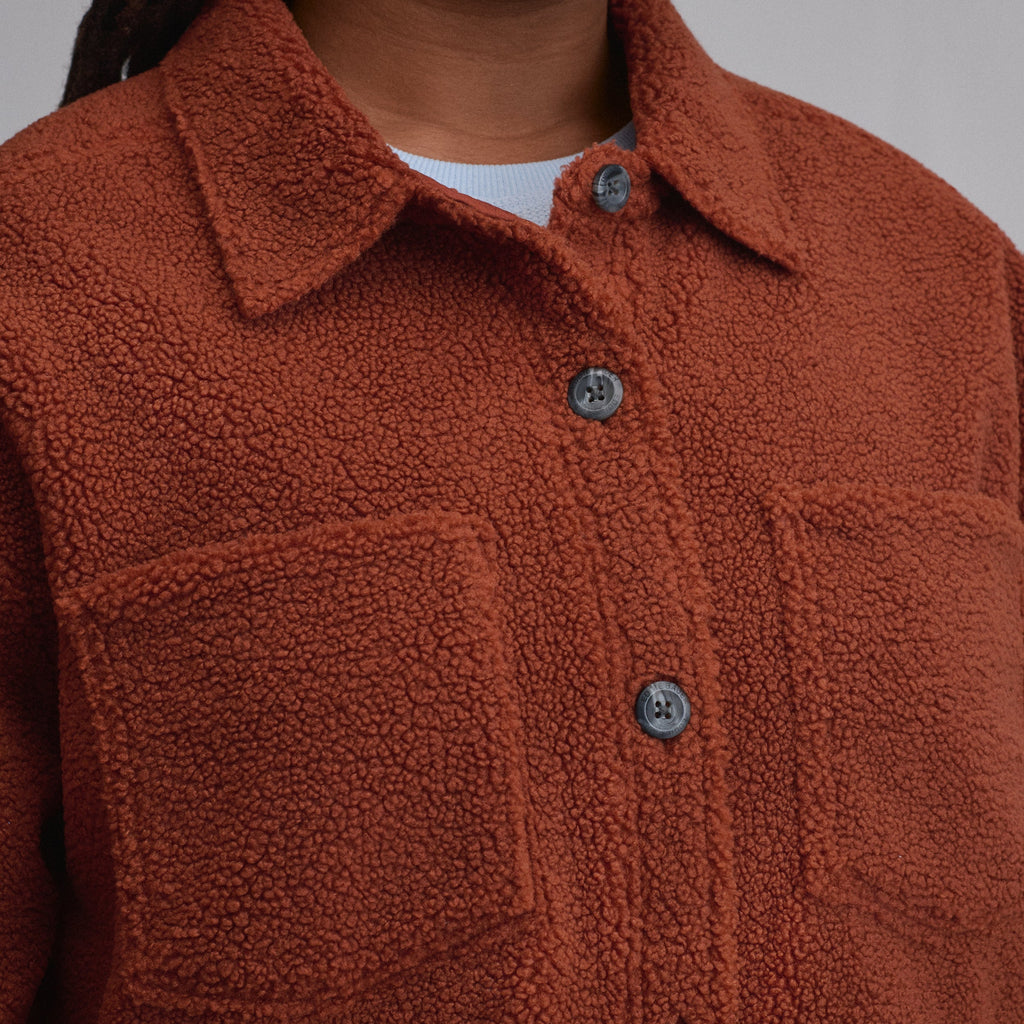Women's Fleece Shirt Jacket