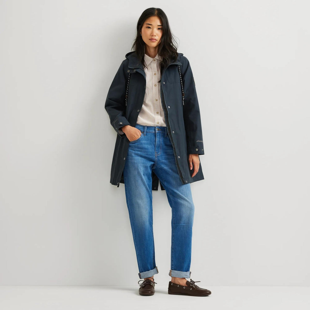 Women's Boyfriend Mid-Rise Slim Fit Jeans