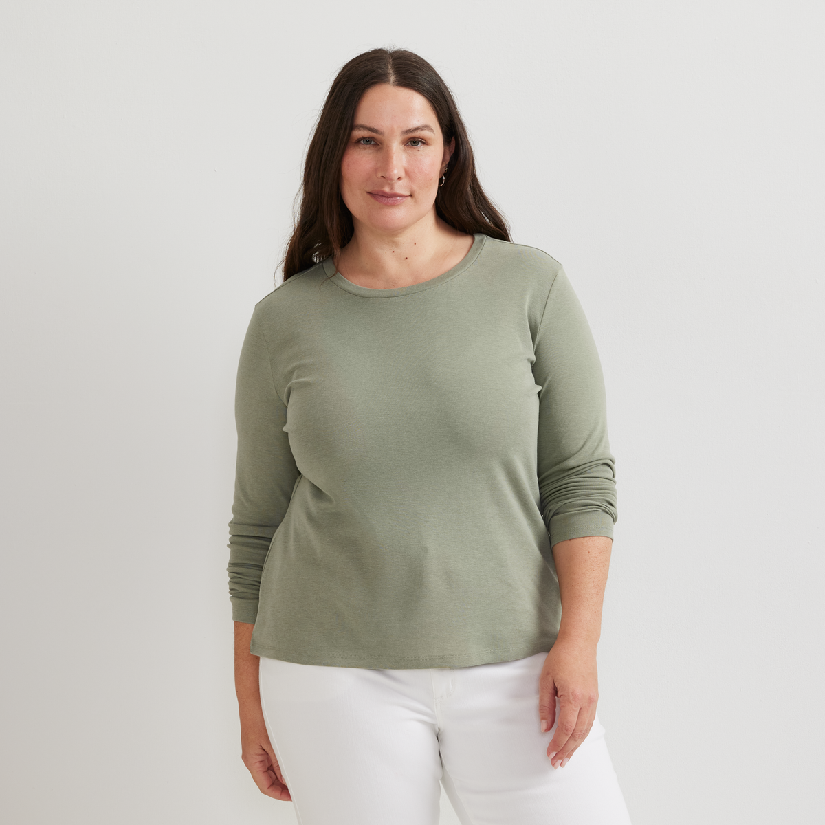 Women's Everyday Long-Sleeve Crewneck T-Shirt