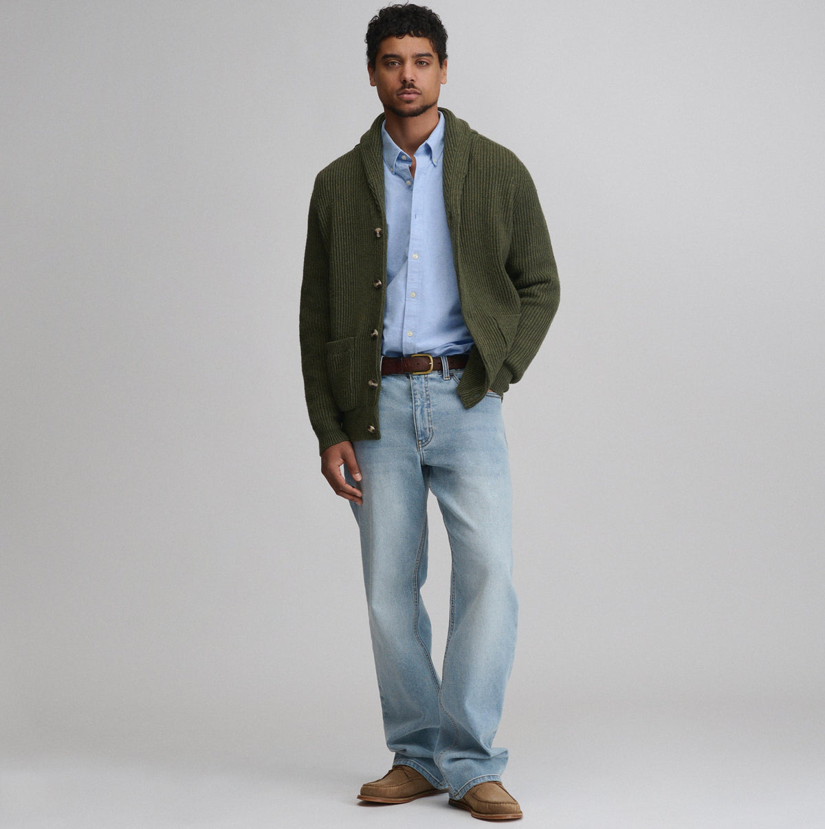 Men's Fletcher Bay Shawl Collar Cardigan Sweater