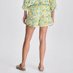 Women's Woven Cotton Slub Short