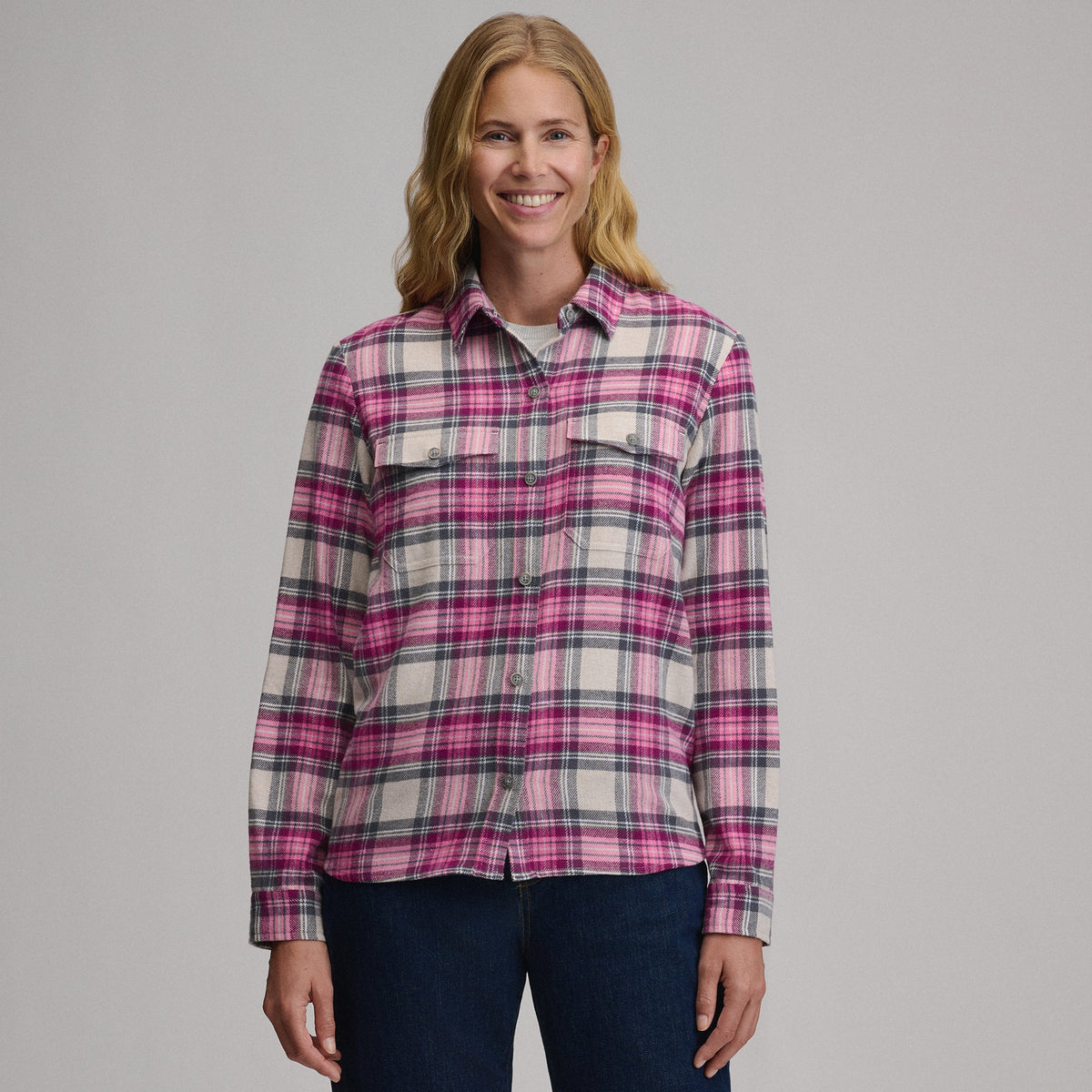 Women's Long-Sleeve Heritage Soft Classic Flannel Shirt