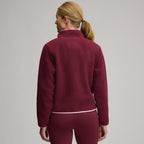 Women's Plush Fleece Snap-Mock Pullover