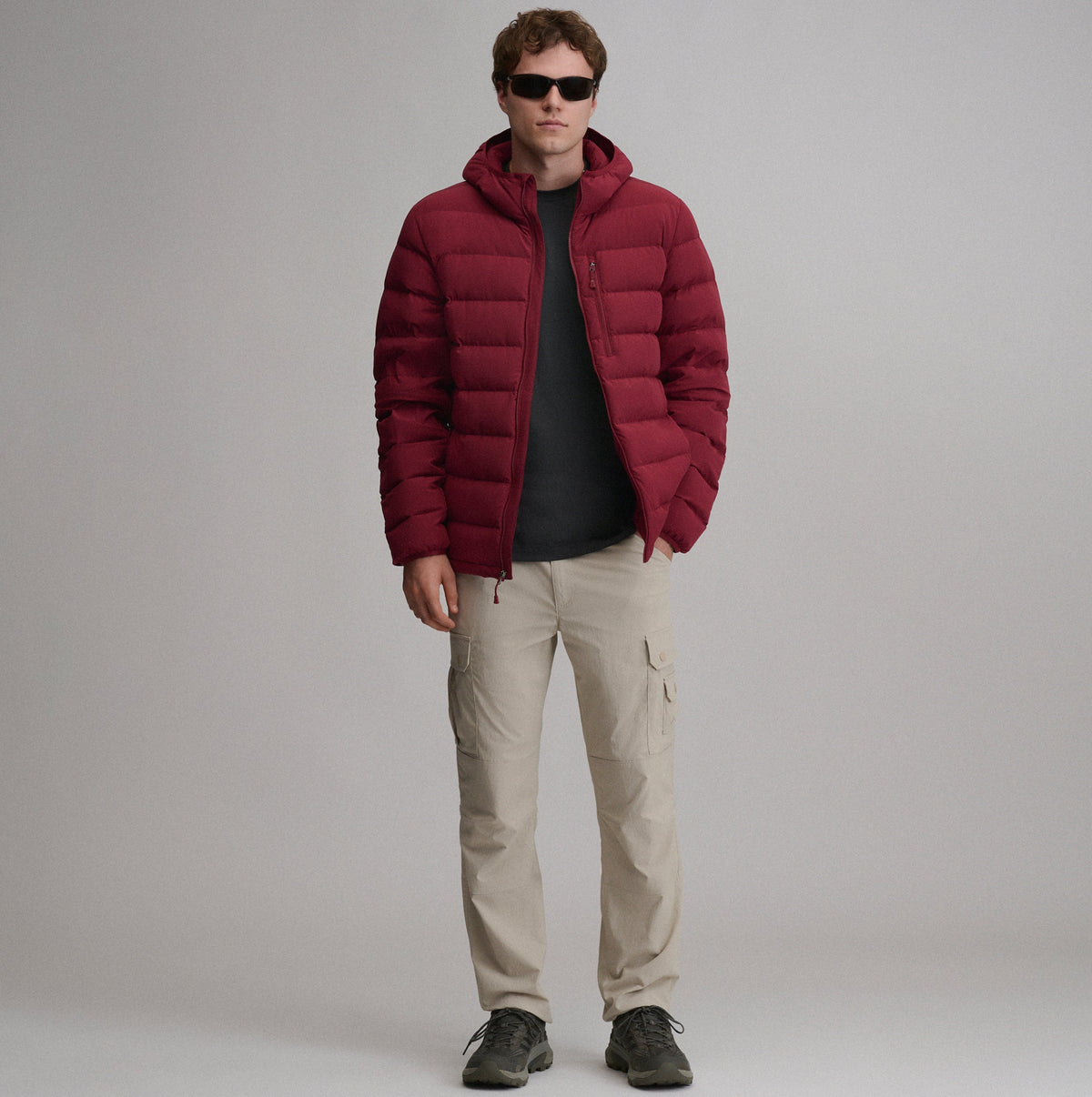 Men's EB Stretch Down Hooded Jacket