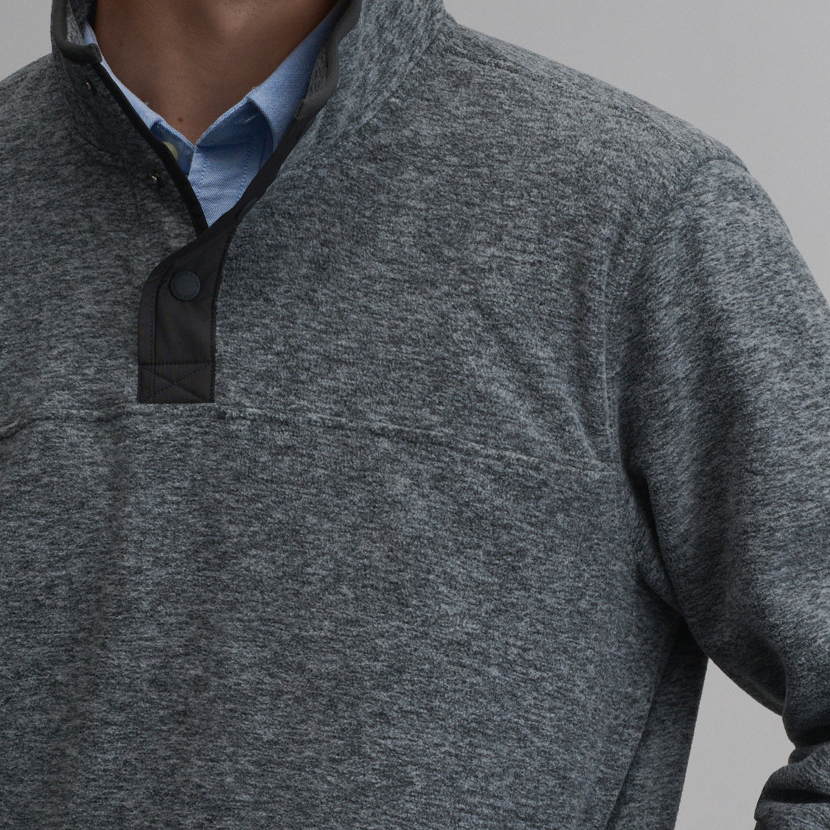Men's Chutes Fleece Snap Mock Pullover