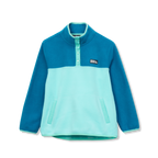 Girls Quest Fleece Snap Neck Pullover