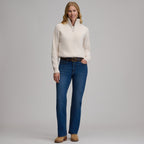 Women's Solid Mock-Neck Sweater