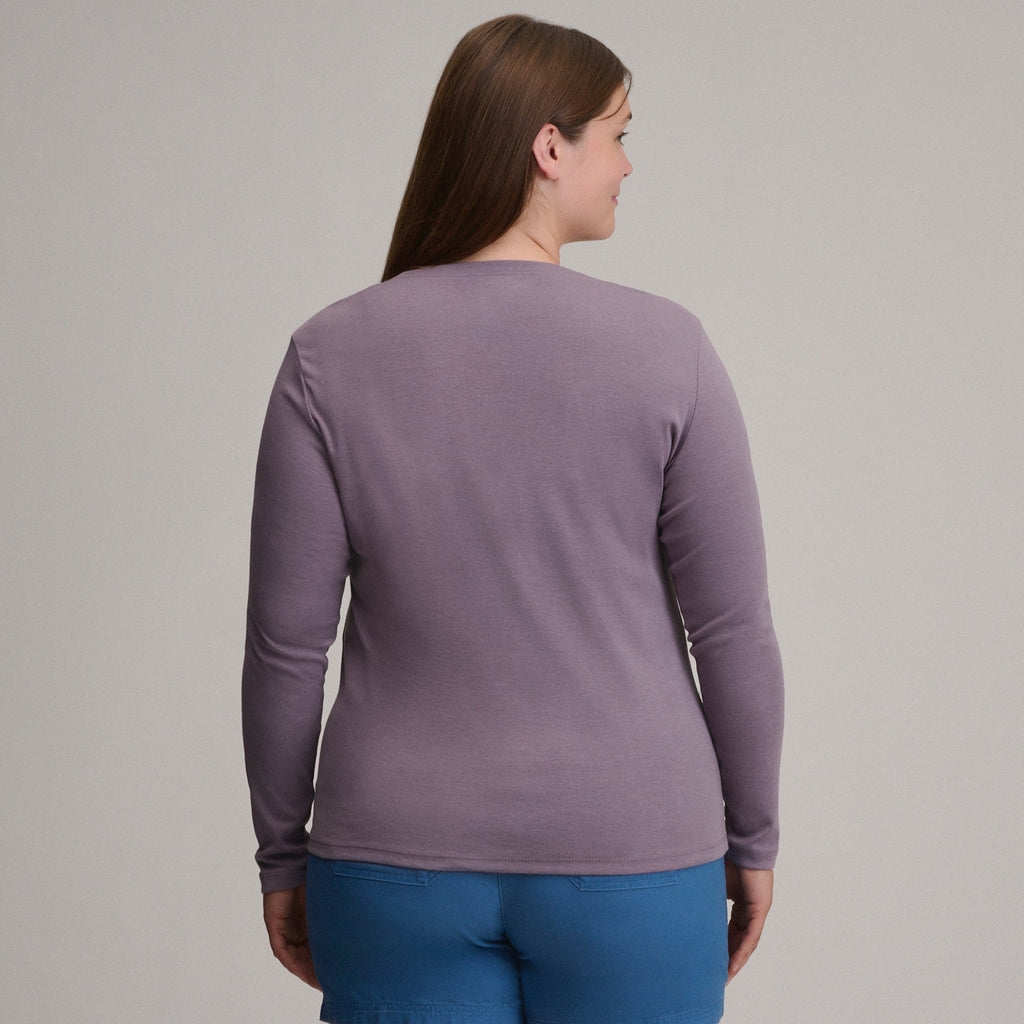 Women's Fav Long Sleeve Crew Neck Tee