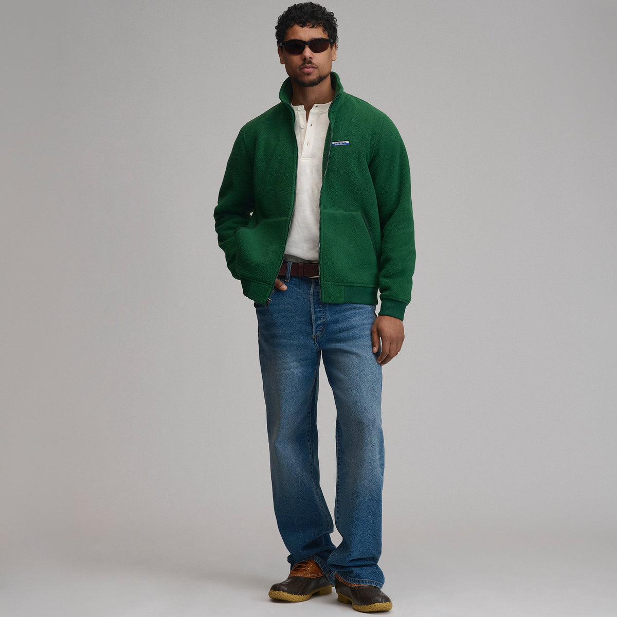 Men's Authentic Outdoor Fleece Full-Zip Pullover