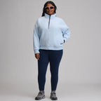 Women's Authentic Outdoor Full-Zip Fleece Mock Pullover
