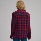 Women's Long-Sleeve Softened Button-Down Shirt
