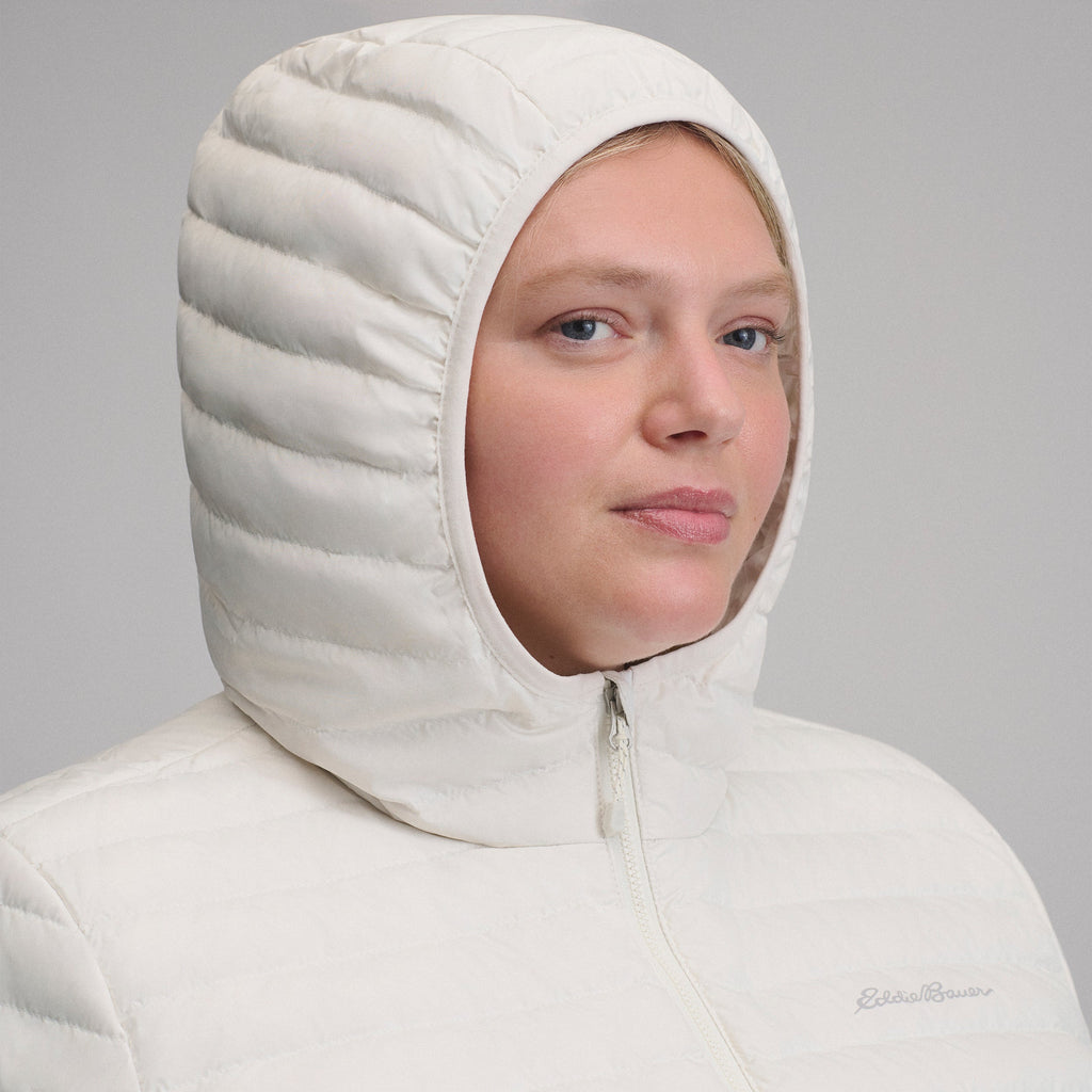 Women's Microlight Hooded Down Jacket