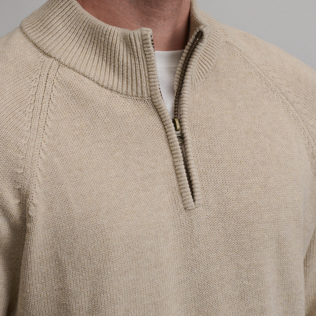 Men's Classic Quarter-Zip Sweater