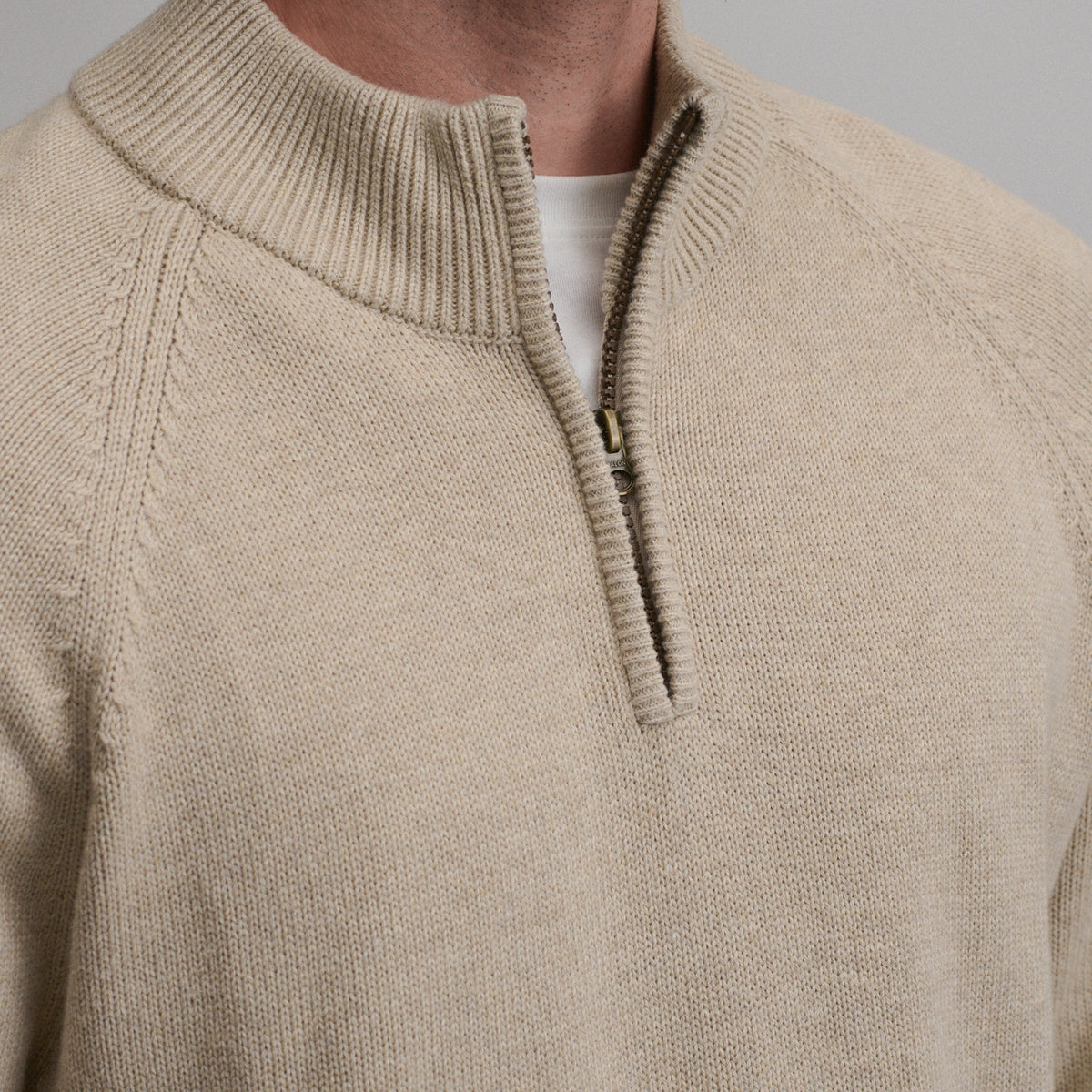 Men's Classic Quarter-Zip Sweater