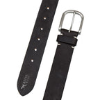 Men's Hand Tacked Leather Jean Belt