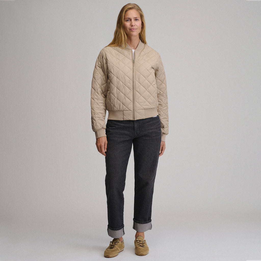 Women's Quilted Bomber