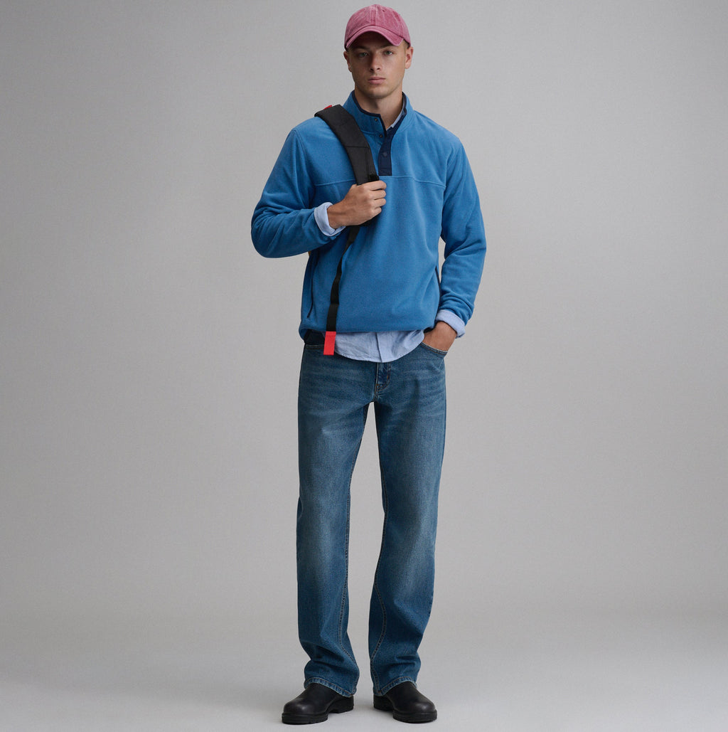 Men's Chutes Fleece Snap Mock Pullover