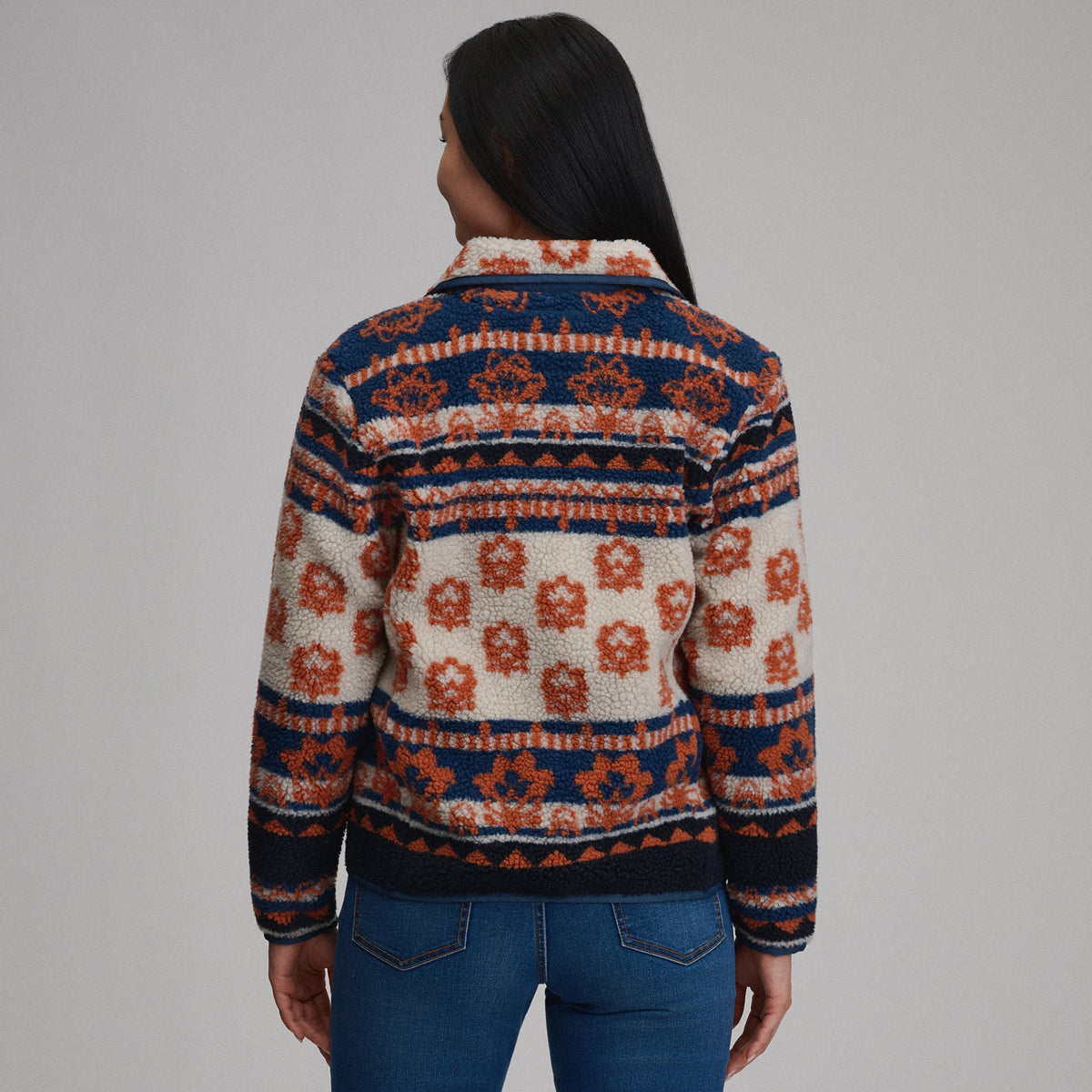 Women's Printed Fleece Jacket