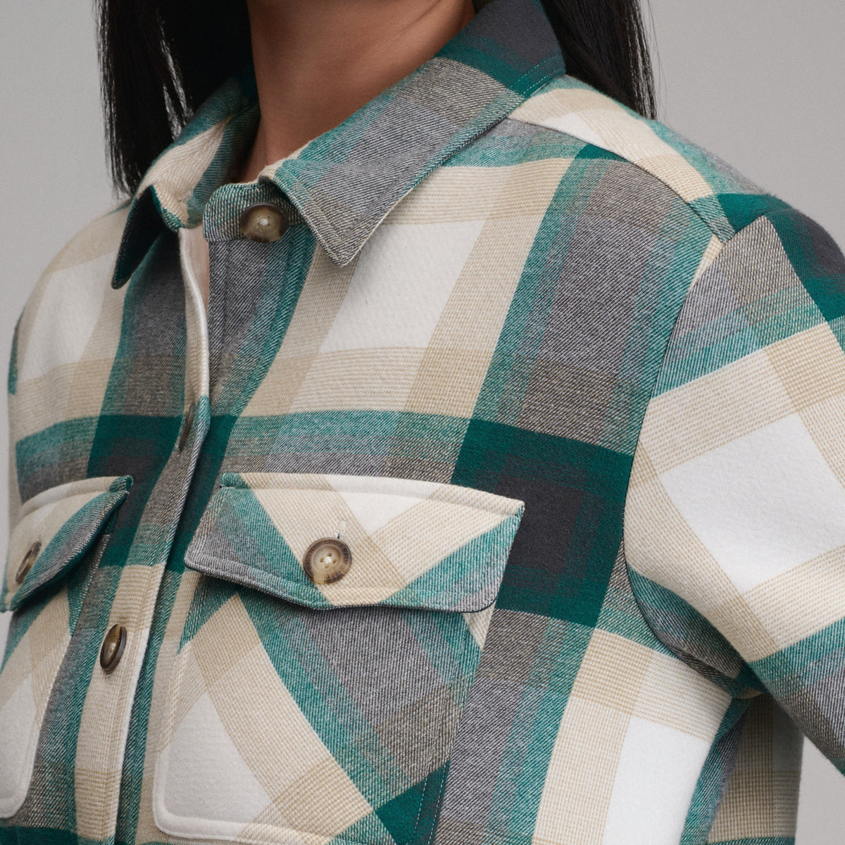 Women's Heritage Faux Sherpa Bonded Shirt Jacket