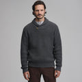 Men's Holiday Festive Shawl-Neck Sweater