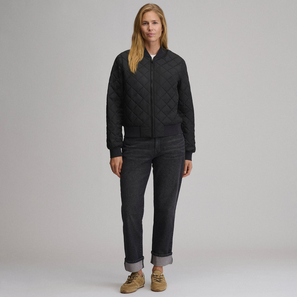Women's Quilted Bomber