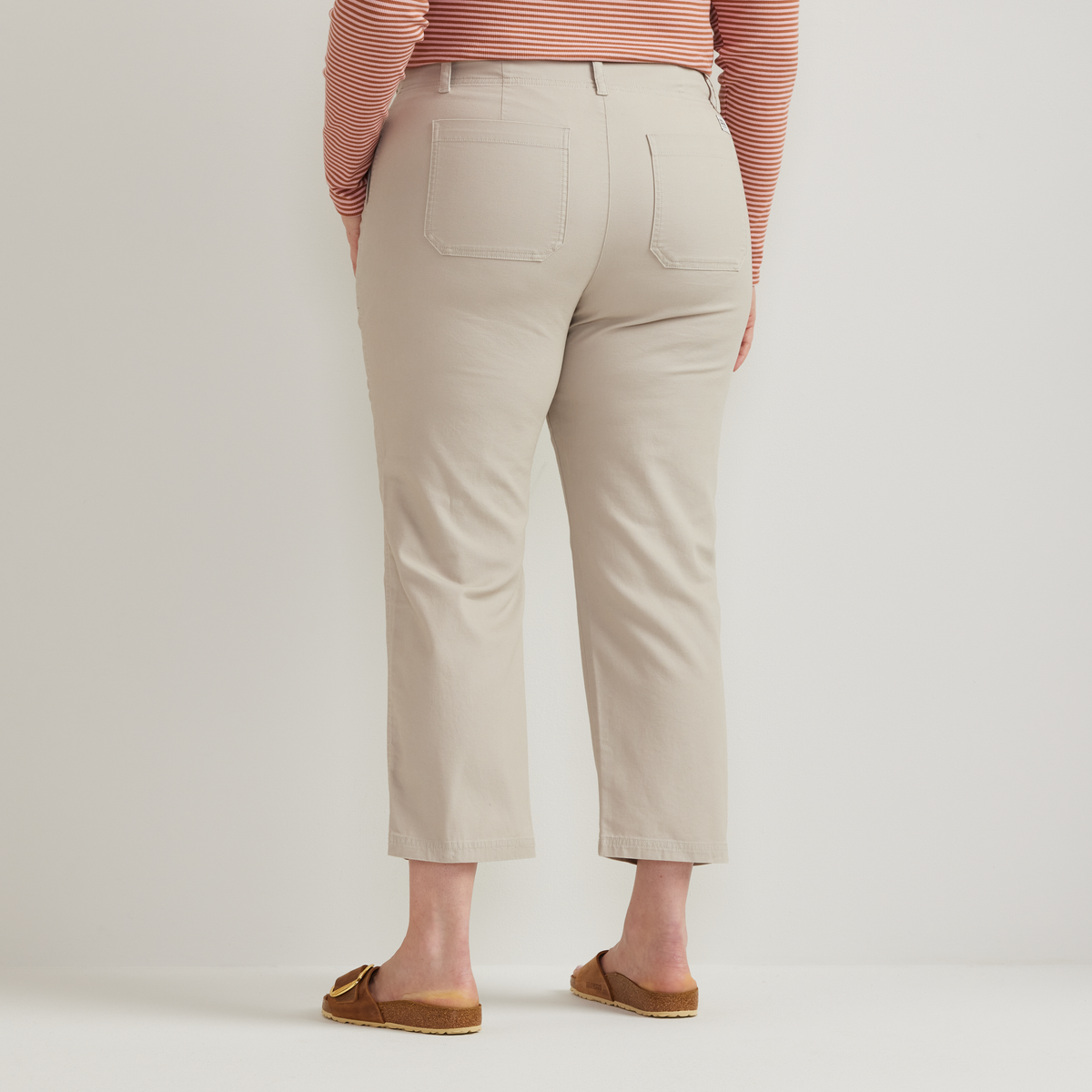 Women's Utility Stretch Canvas Kick Cropped Pants