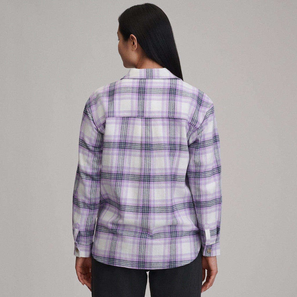 Women's Long-Sleeve Heritage Soft Boyfriend Flannel Shirt