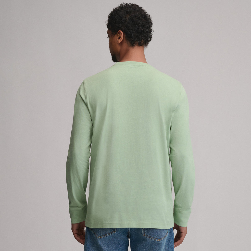 Men's Legend Wash 100% Cotton Long-Sleeve Classic T-Shirt