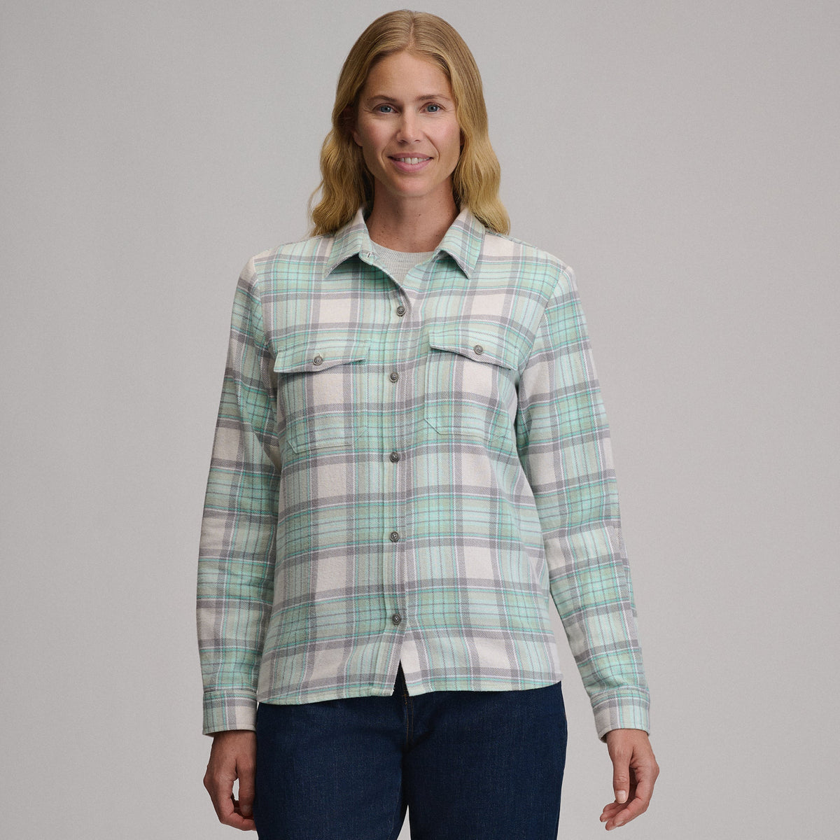 Women's Long-Sleeve Heritage Soft Classic Flannel Shirt