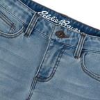 Girls Flex Knit Denim Shorts