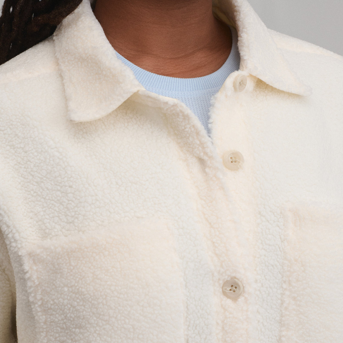 Women's Fleece Shirt Jacket