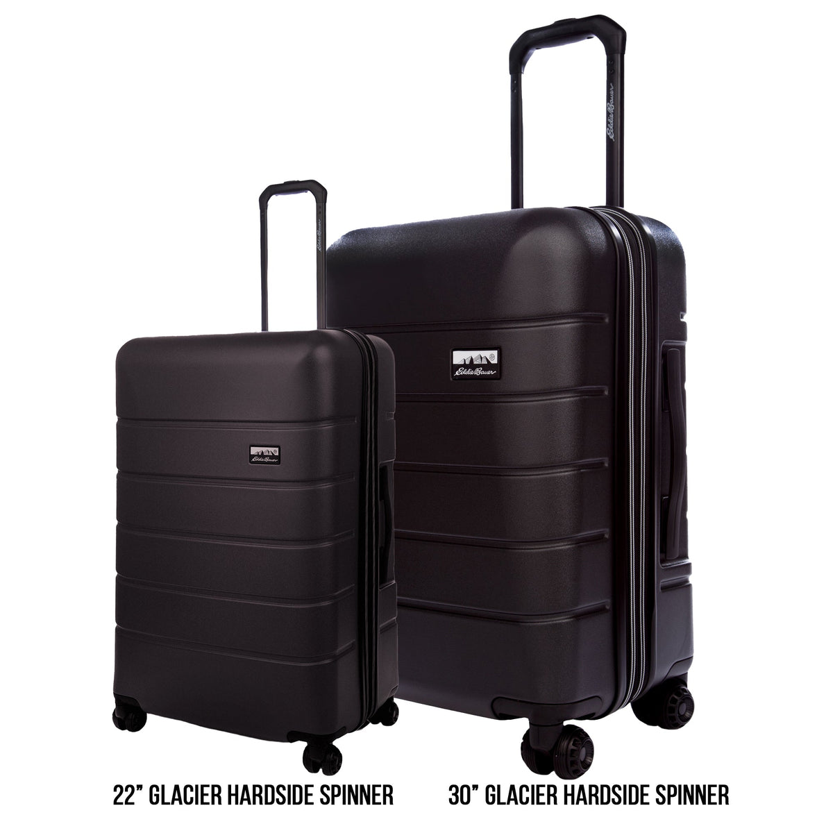 2 Pc Set Glacier Hardside Spinner (30" And 22")