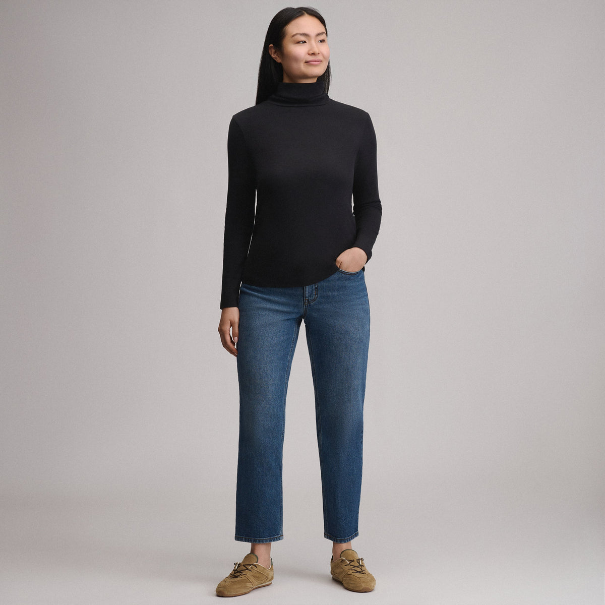 Women's Long-Sleeve Everyday Turtleneck