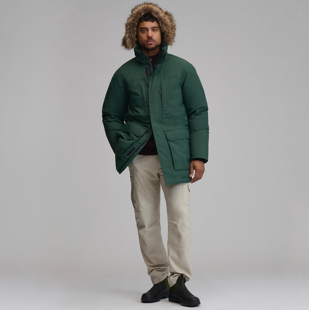 Men's Superior Down Waterproof Hooded Parka