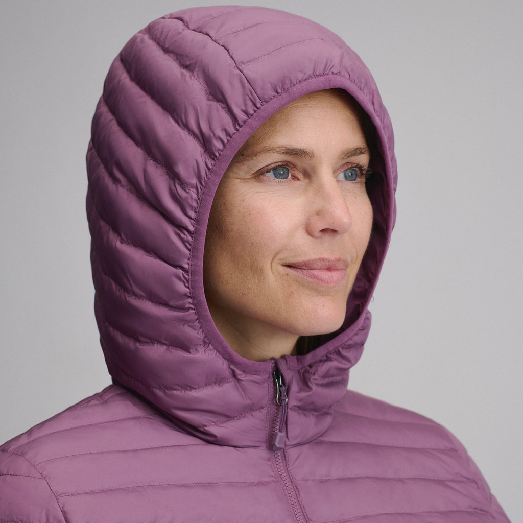 Women's Microlight Hooded Down Jacket