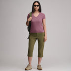 Women's Everyday Short-Sleeve V-Neck T-Shirt