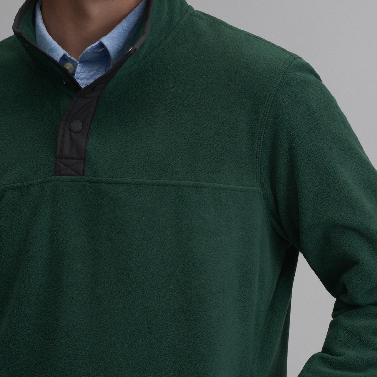 Men's Chutes Fleece Snap Mock Pullover