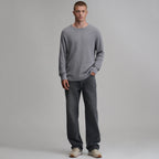 Men's Plaited Waffle Thermal Crew