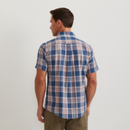 Men's Tidelands Short-Sleeve Yarn-Dyed Textured Shirt