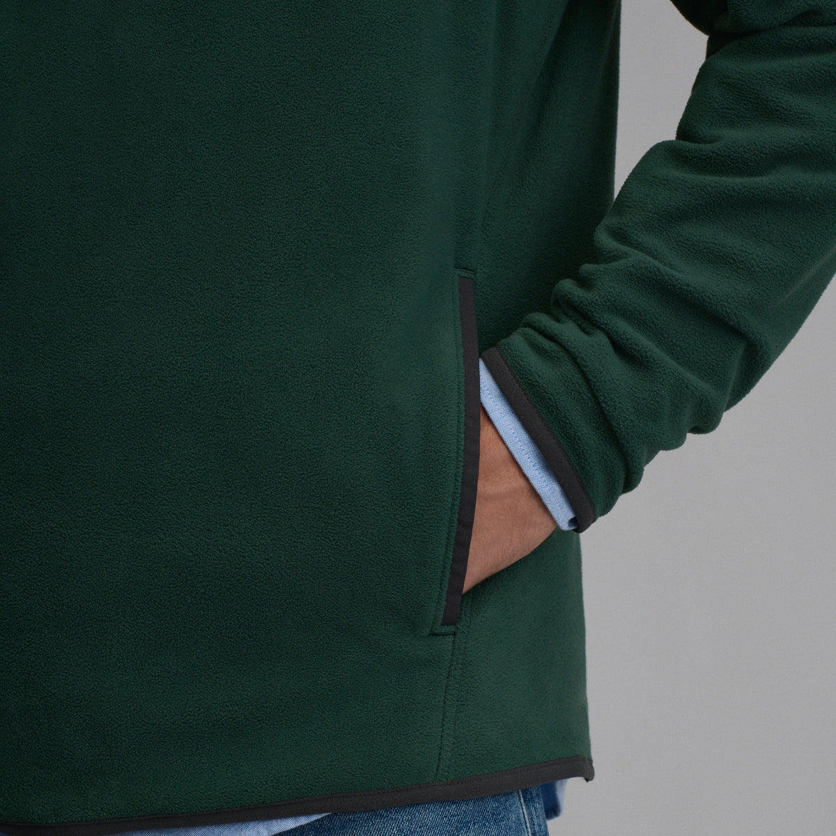 Men's Chutes Fleece Snap Mock Pullover