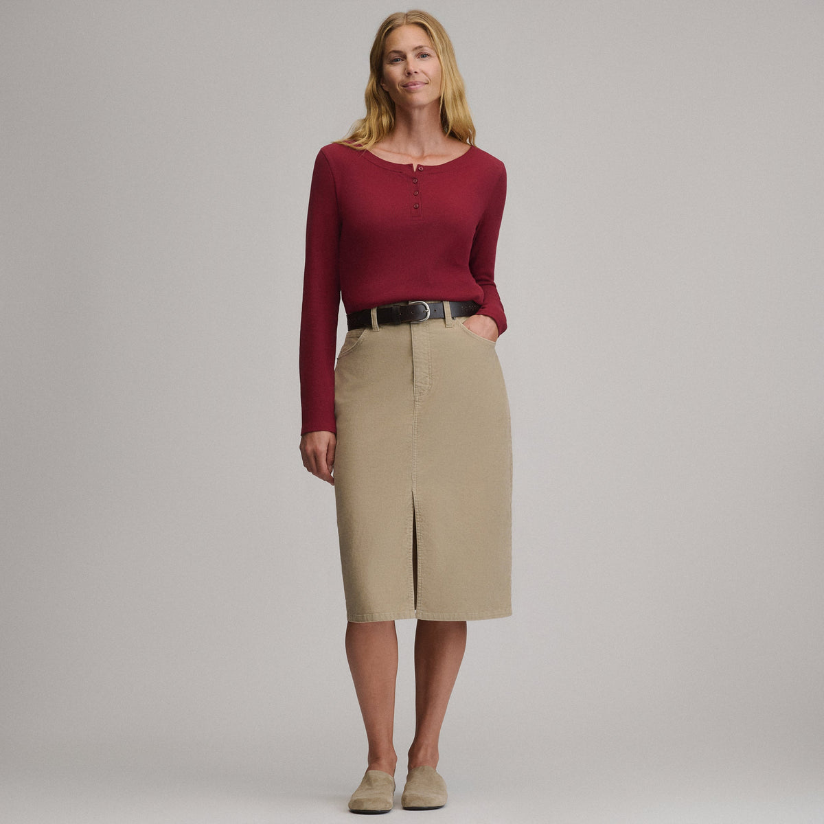 Women's Corduroy Skirt